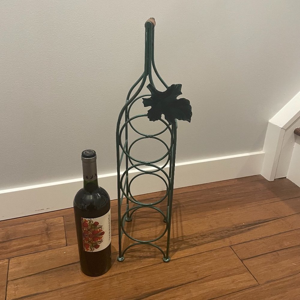 Vintage 3-Bottle Wine Rack